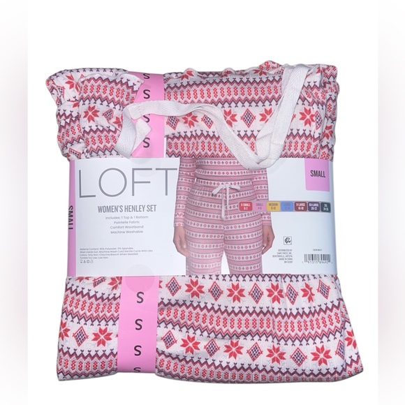 LOFT Other - Loft Women’s Henley Pajama Set